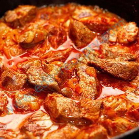 Рецепт гуляша из мяса лося