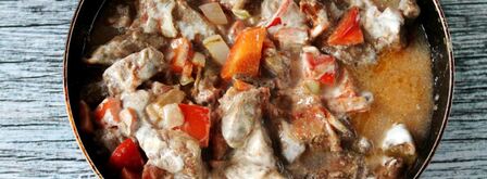 гуляш из печени с подливкой. Шаг 10