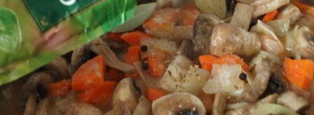 гуляш из шампиньонов с луком и морковью. Шаг 5