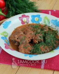 Гуляш из свинины в мультиварке