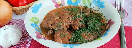 гуляш из свинины в мультиварке. Шаг 8