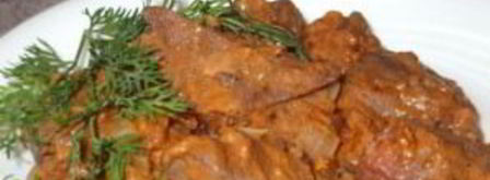 гуляш из свиной печени. Шаг 5