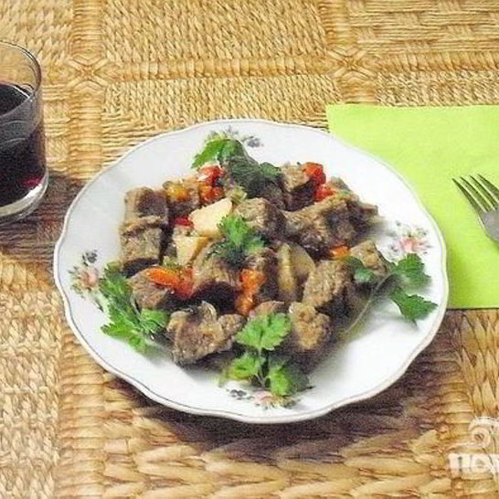 Рецепт гуляша из телятины на новый год