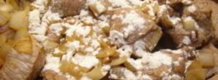 гуляш из вареной говядины. Шаг 4