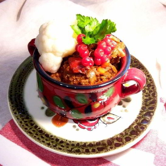 Рецепт гуляша с белыми грибами