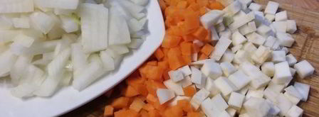 гуляш с белыми грибами. Шаг 4