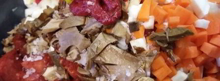 гуляш с белыми грибами. Шаг 6