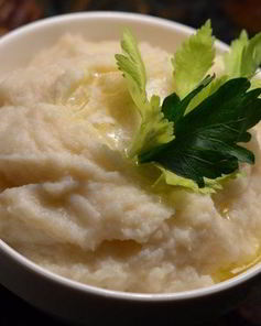 Картофельное пюре с чесноком