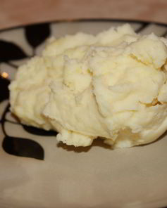 Картофельное пюре с козьим сыром