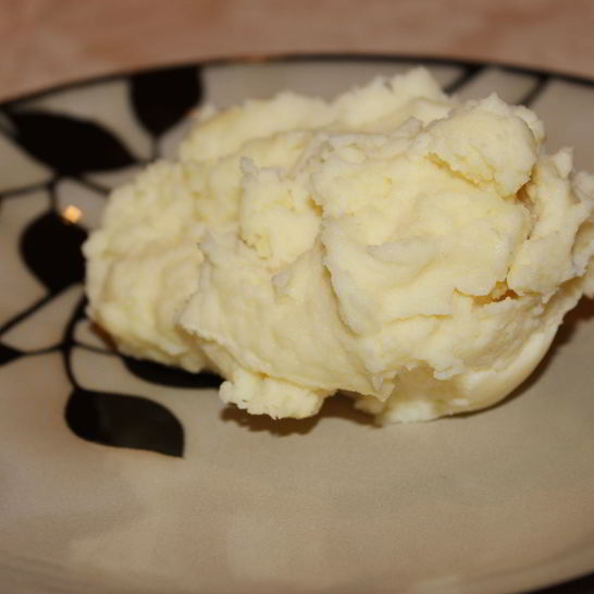 Рецепт картофельного пюре с козьим сыром
