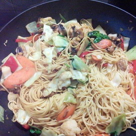 Рецепт китайской лапши с овощами