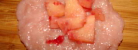 котлеты из индейки с айвой под голубым соусом и шафраном. Шаг 3