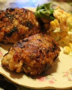 Котлеты Сюрприз с грибами и сыром