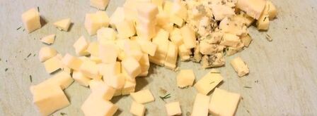 котлеты сюрприз с грибами и сыром. Шаг 5