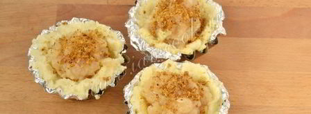 куриные котлеты в картофельных корзиночках. Шаг 9