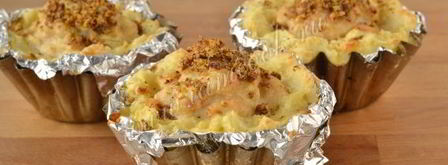 куриные котлеты в картофельных корзиночках. Шаг 10