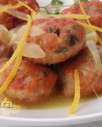 Куриные котлеты в лимонном соусе