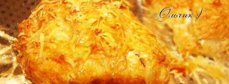 печеные котлетки из индюшиного филе с тыквой в сырной панировке. Шаг 9