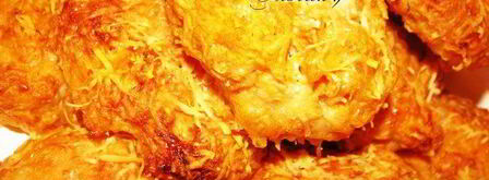 печеные котлетки из индюшиного филе с тыквой в сырной панировке. Шаг 10