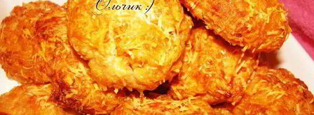 печеные котлетки из индюшиного филе с тыквой в сырной панировке. Шаг 11