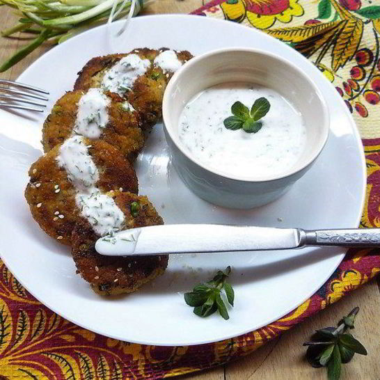 Рецепт постных котлет с кускусом