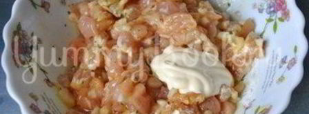 рубленные куриные котлеты. Шаг 4