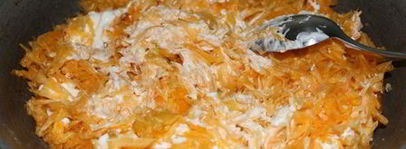 тыквенные котлеты из тыквы. Шаг 4