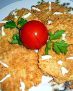 Вафельные котлеты