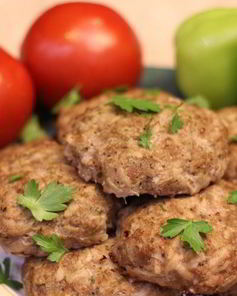 Запеченные котлеты из мяса с картофелем