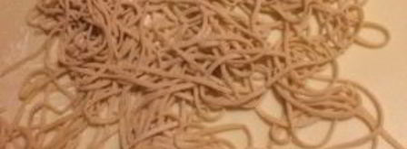 лапша из гречневой муки. Шаг 4