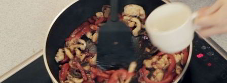 лапша с курицей и овощами. Шаг 15