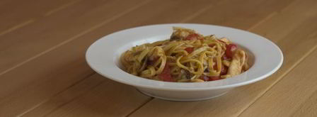 лапша с курицей и овощами. Шаг 19