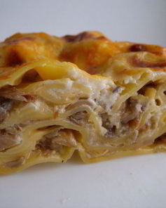 Грибная лазанья