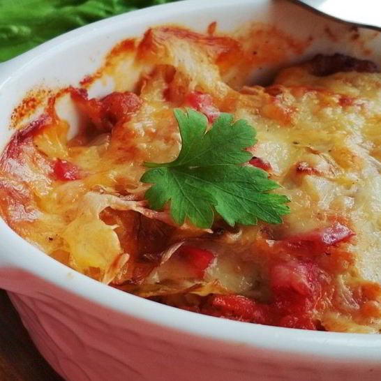 Рецепт капустной лазанья