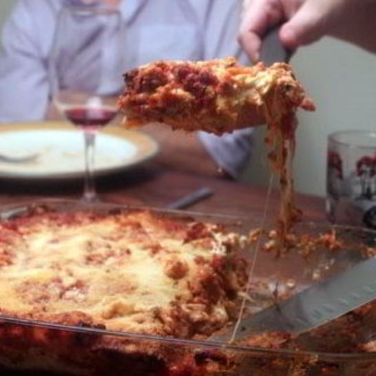 Рецепт лазаний с фаршем и моцареллой