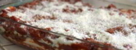 лазанья с фаршем и моцареллой. Шаг 8