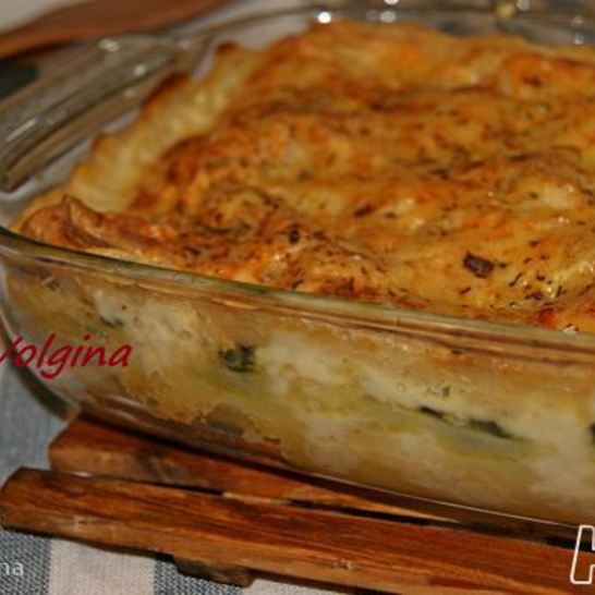 Рецепт лазаний с курицей и шпинатом
