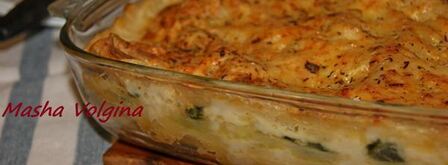 лазанья с курицей и шпинатом. Шаг 13