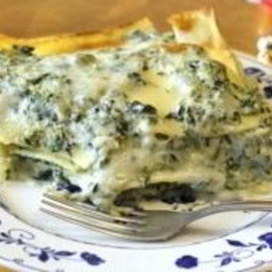 Рецепт лазаний со шпинатом и сыром