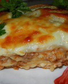 Сочная мясная лазанья