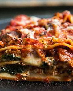 Вегетарианская лазанья с баклажанами