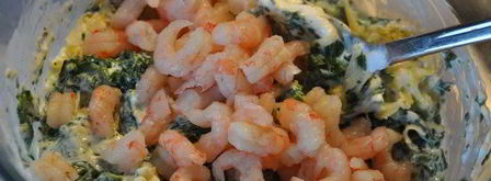 каннеллони с креветками и шпинатом. Шаг 4