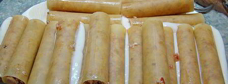 каннелони с мясной начинкой под соусом бешамель. Шаг 5