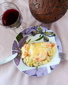 Макароны под сырной шубкой