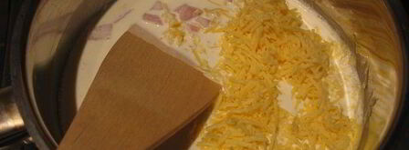 паста карбонара с креветками. Шаг 3