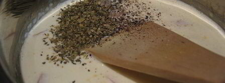 паста карбонара с креветками. Шаг 6