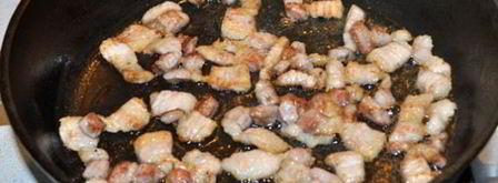 паста с грудинкой и помидорами. Шаг 3