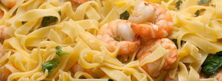 паста с креветками и базиликом. Шаг 6