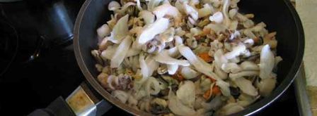 спагетти с дарами моря. Шаг 25