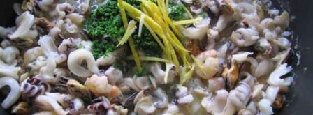 спагетти с дарами моря. Шаг 27